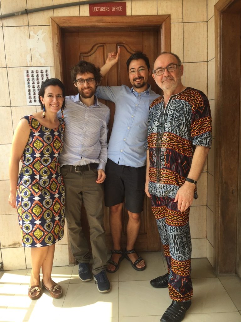 Group photo of teaching statistics at AIMS in Cameroon